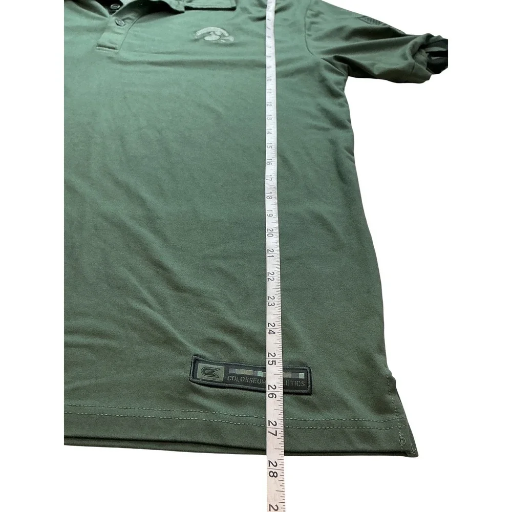 Colosseum Iowa‎ Hawkeyes OHT Military Appreciation Polo Shirt Green Mens Large